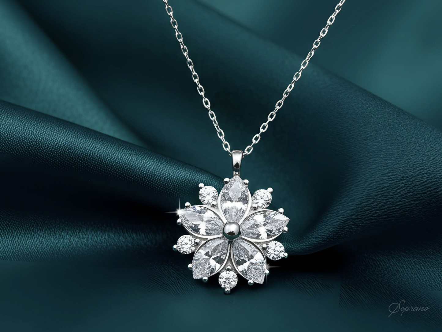 Anastasia Silver Necklace