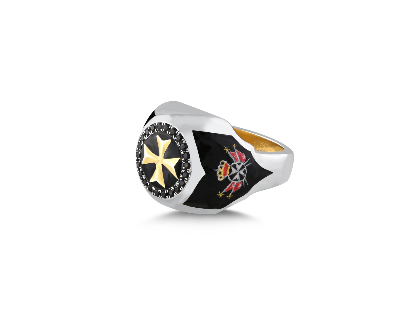 Cross Signet Ring