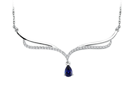 Blue Phoenix Necklace