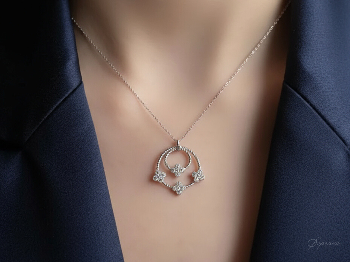 Seraphina Silver Necklace