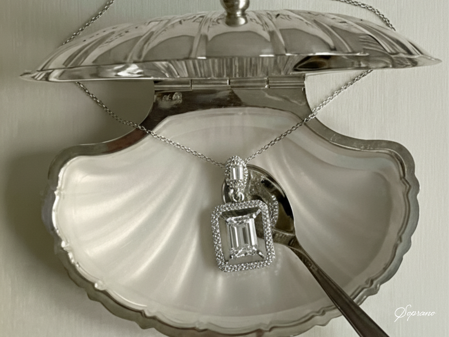 Lucianne Silver Necklace